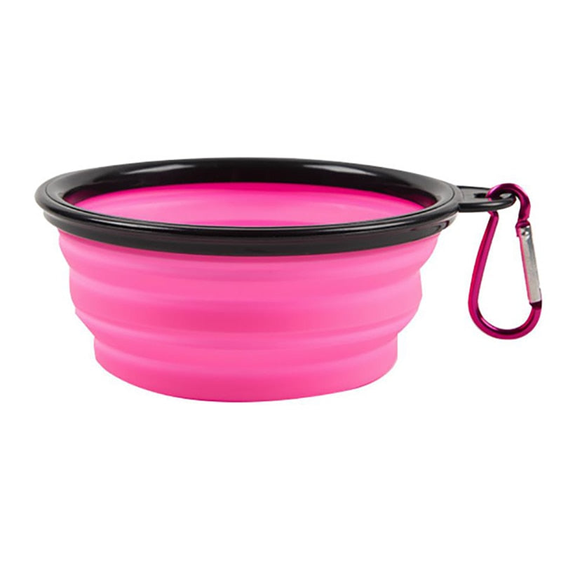 1000ml Foldable Vibrant Silicone Bowls