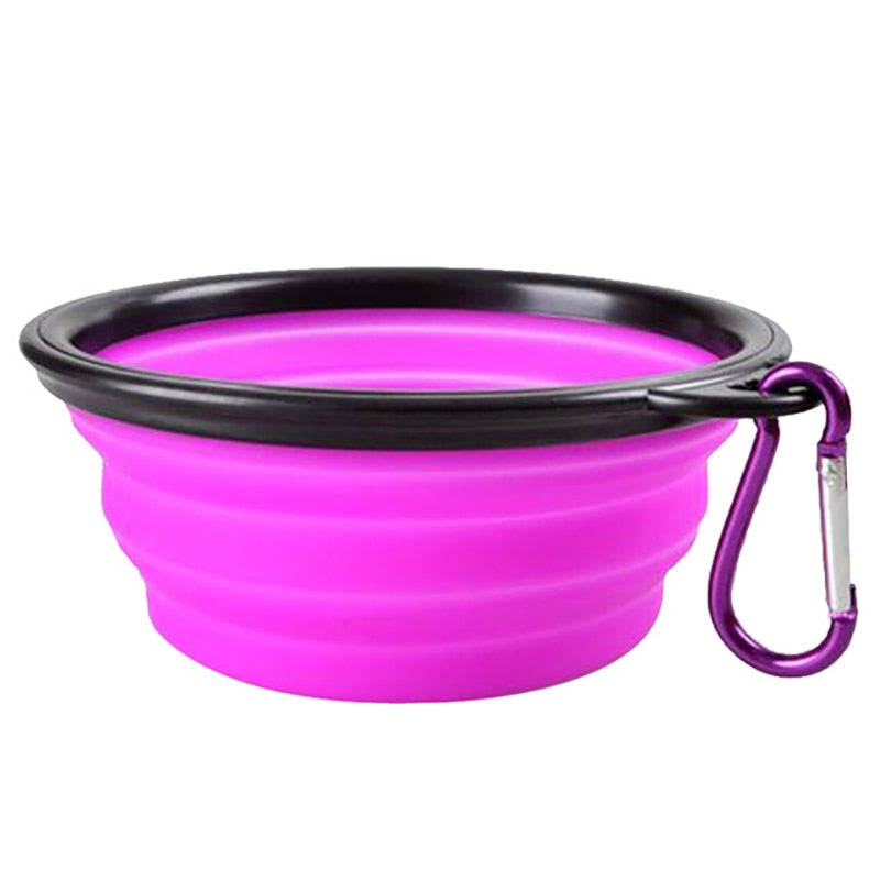 1000ml Foldable Vibrant Silicone Bowls